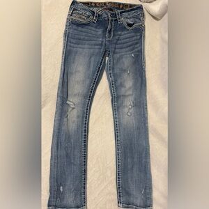 Rock Revival Mid-Rise Straight Jeans